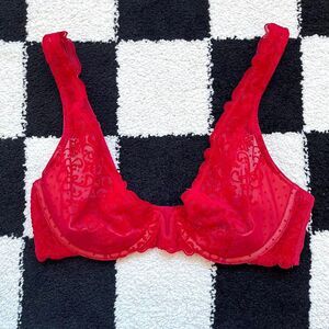 NWT Adore Me Red Velvet Bra 34C